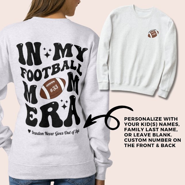 Football Mom Sweatshirt In My Football Mom Era (Football Mom Sweatshirt In My Football Mom Era)