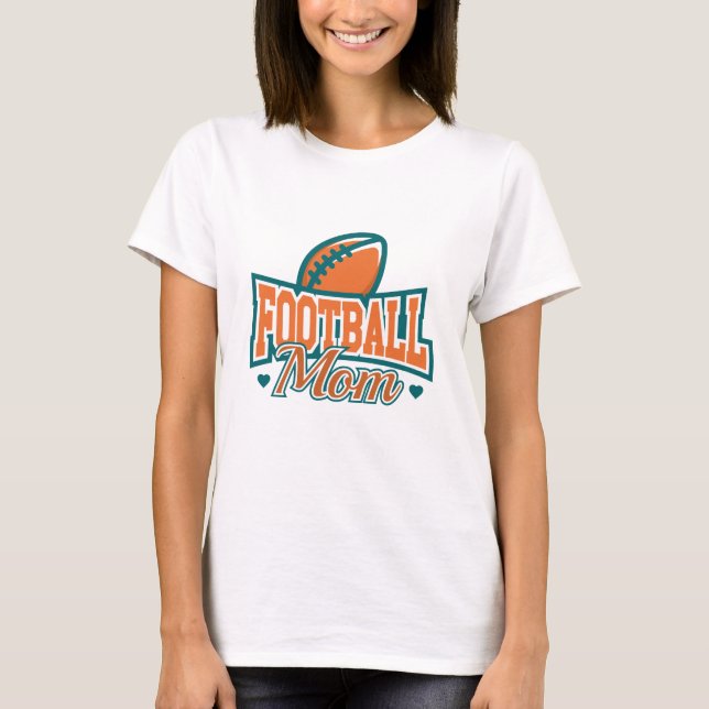 Football Mom T-Shirt (Front)