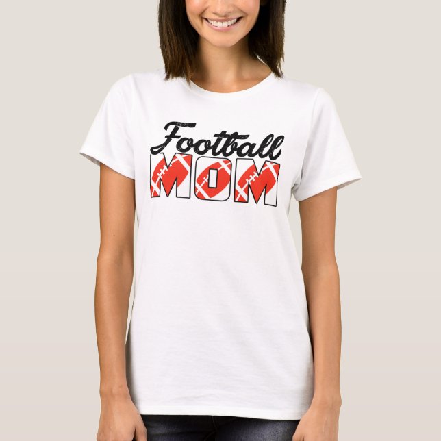 Football Mom T-Shirt (Front)