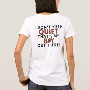 Football Mom Thats My Boy Out There Game Day T-Shirt