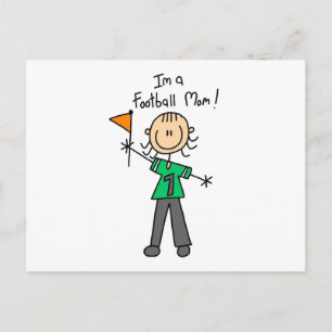 Football Mom Tshirts and Gifts Postcard