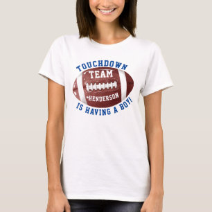 Football Mommy Baby Shower T-Shirt