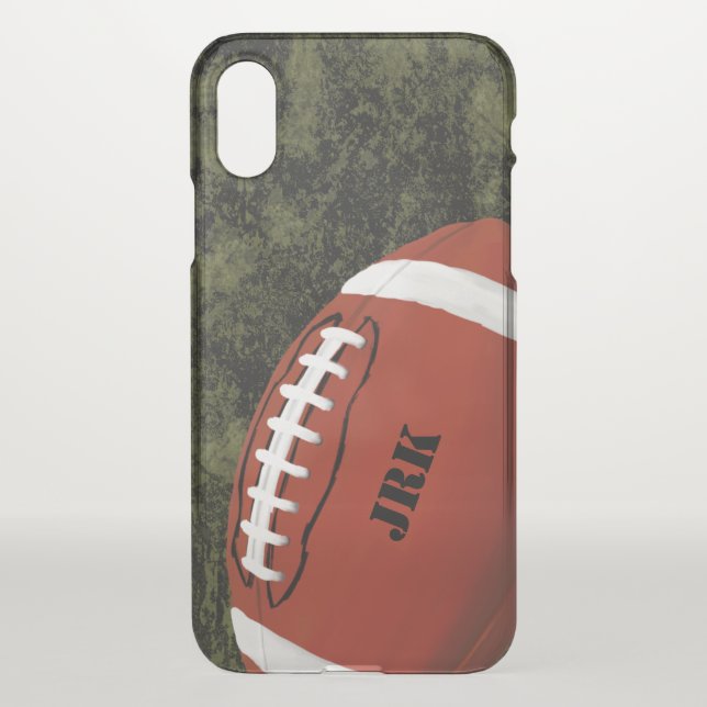 Football Monogram Uncommon iPhone Case (Back)