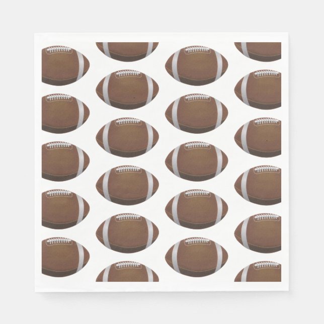 "Football"  Napkins (Front)
