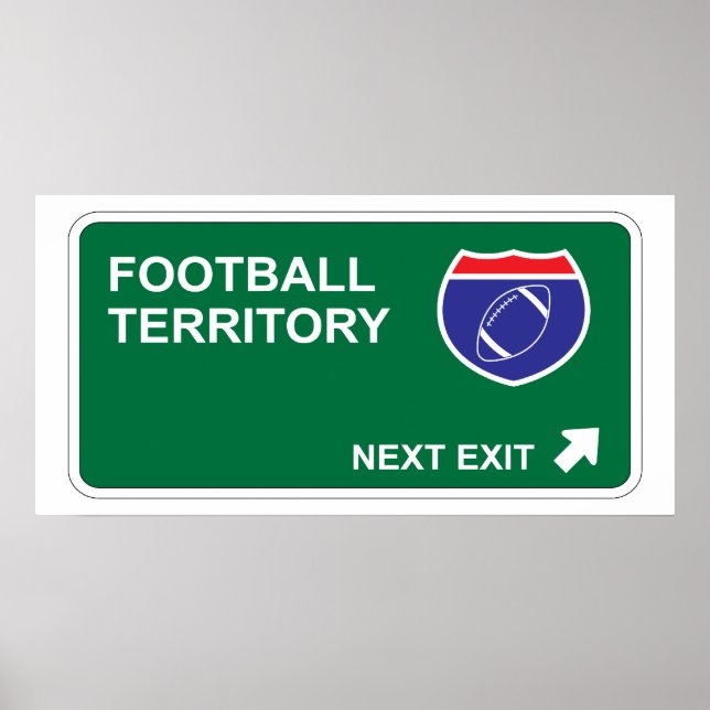 Football Next Exit Poster (Front)