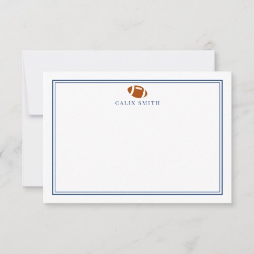 Football Note Card