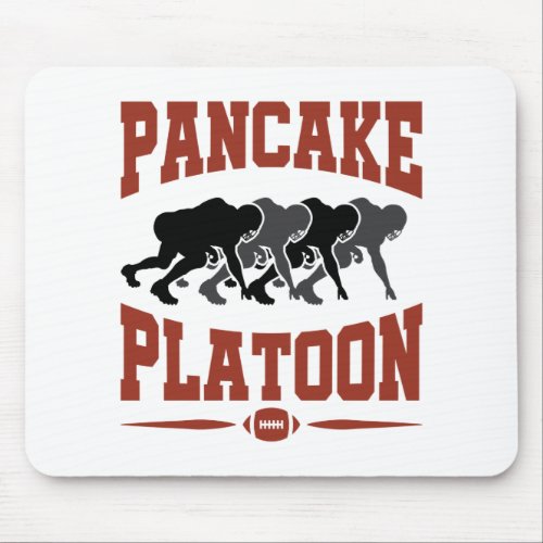 Football Offensive Lineman Pancake Platoon Mouse Pad