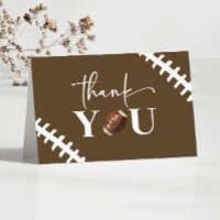 Football Oh Boy Brown White Baby Shower