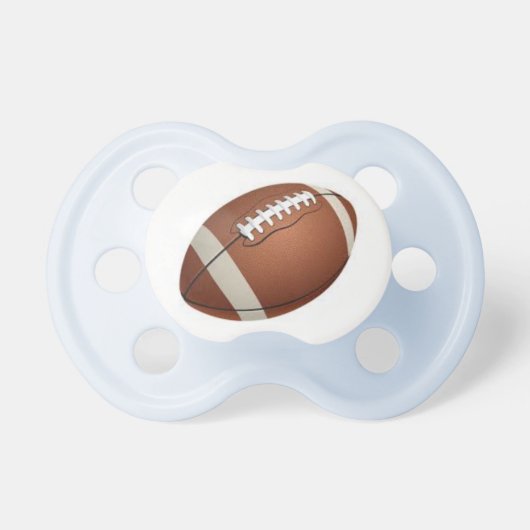 Football on a Baby Pacifier (Front)