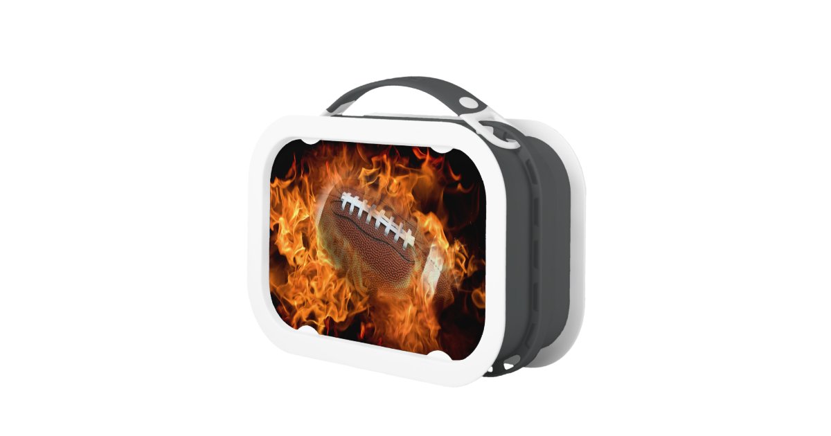 boys football lunch box