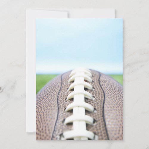 Football on Grass 2 Personalized Invitations