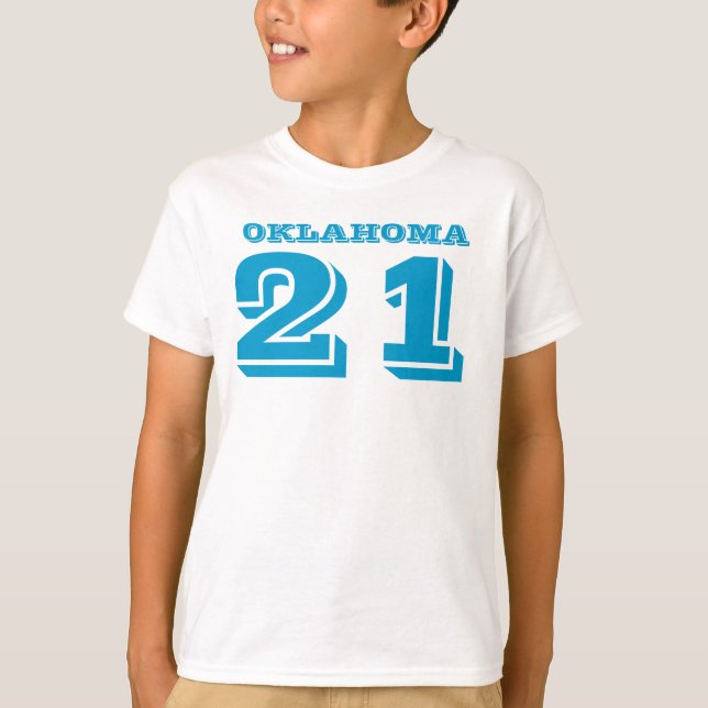 football or baseball tshirt CUSTOMIZABLE (Front)