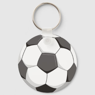 Football or Soccer ball Keychain