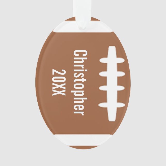 Football Ornament (Front)