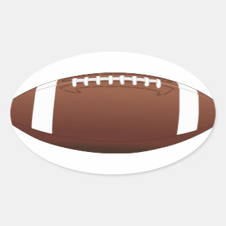 Football Oval Sticker