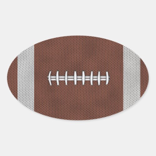 Football Oval Sticker