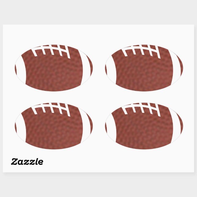 FOOTBALL OVAL STICKER (Sheet)