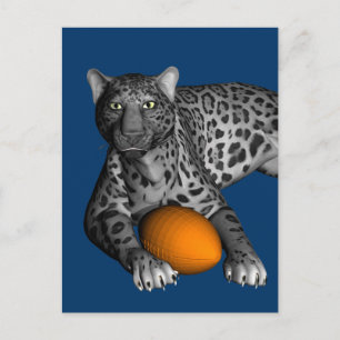 Football Panther Postcard