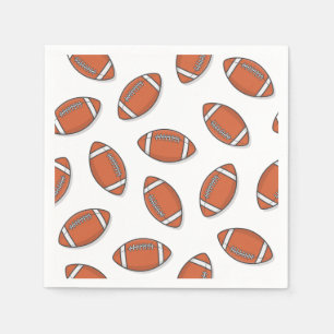 Football Paper Napkins, Sports Game Day Party Napkins