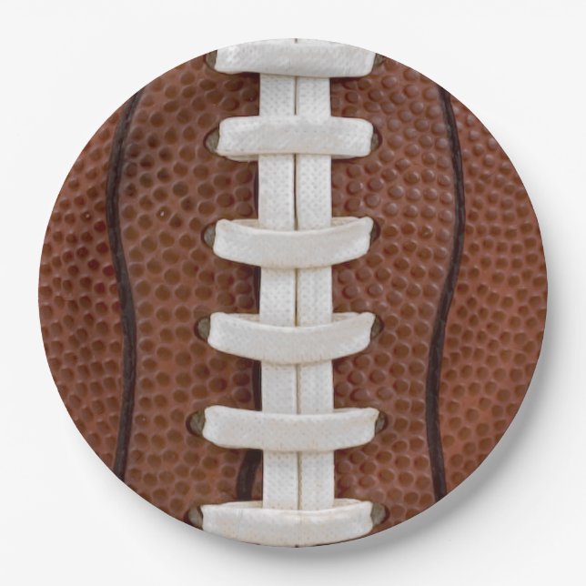 Football Paper Plates (Front)