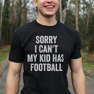Football Parent Football Mom Dad Funny T-Shirt