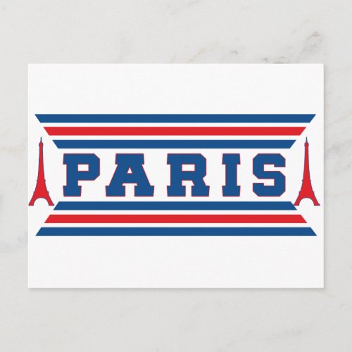 Football Paris Postcard