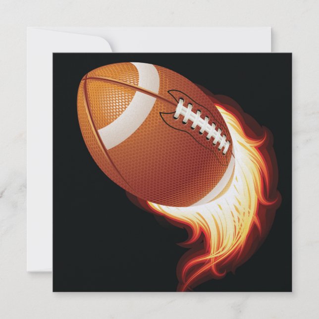 Football Party Invitation (Front)