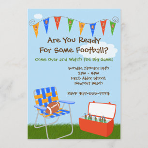 Football Party Invitation