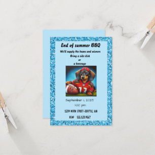Football Party Invitation