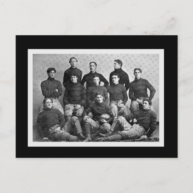 Football Party Invitation Postcard (Front)