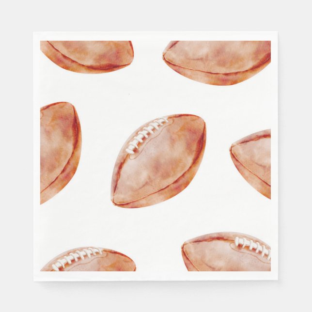 Football Party Napkins (Front)