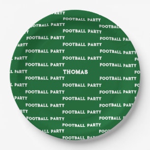 Football Party  Paper Plates