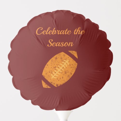 Football Party Tailgate Supplies Maroon Gold  Balloon