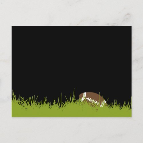 Football party time postcard