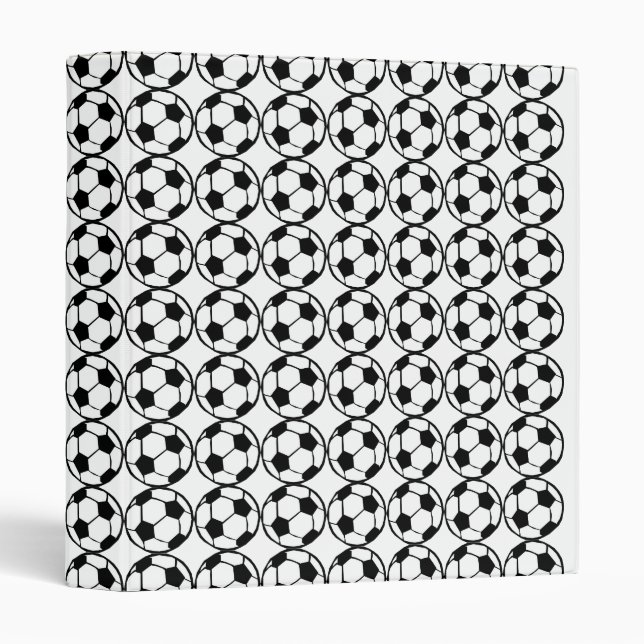 Football pattern 3 ring binder (Front/Spine)