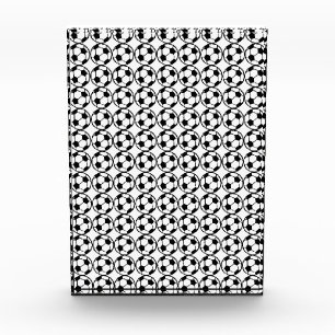 Football pattern acrylic award