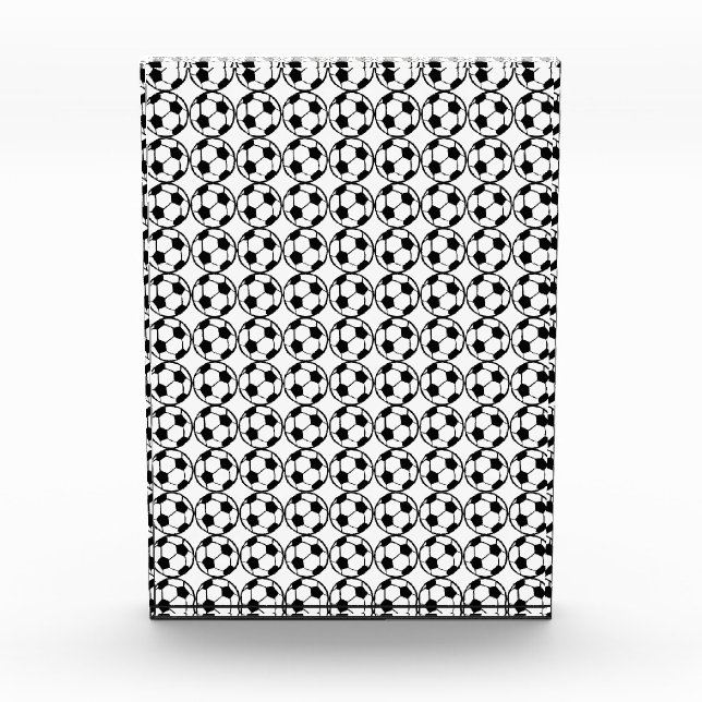 Football pattern acrylic award (Front)