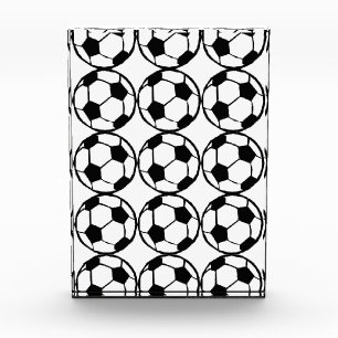 Football pattern acrylic award