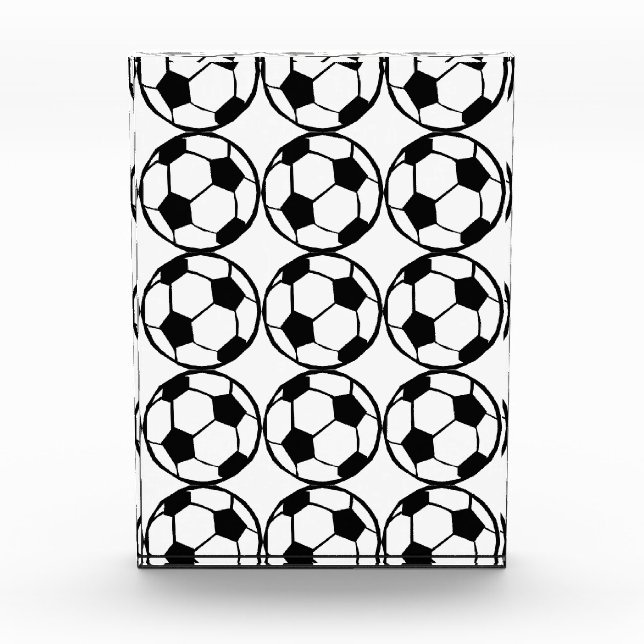 Football pattern acrylic award (Front)
