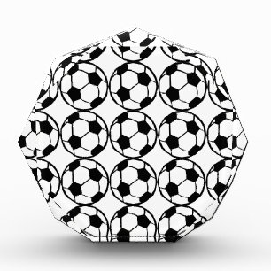 Football pattern acrylic award