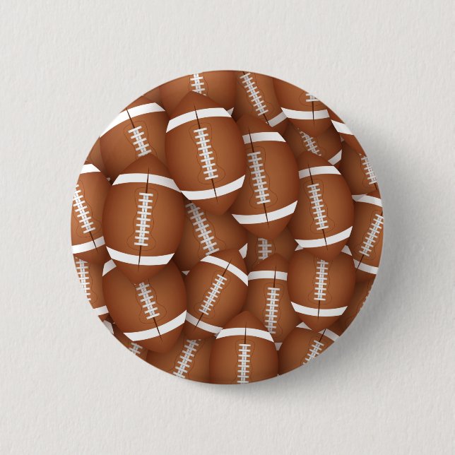 Football Pattern Button (Front)