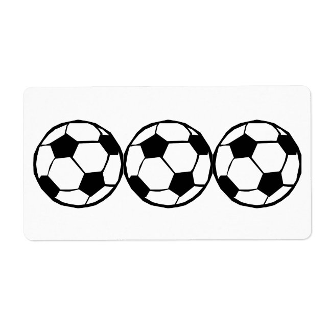 Football pattern label (Front)