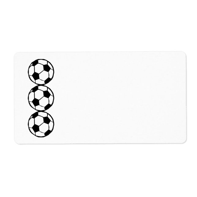 Football pattern label (Front)