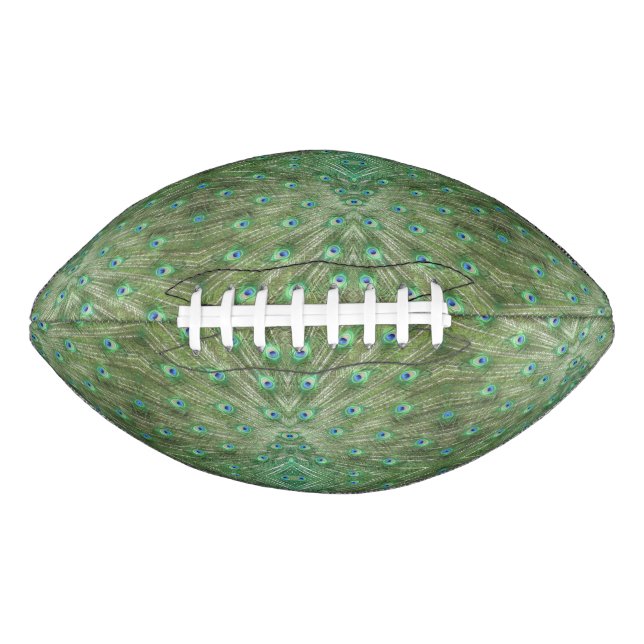 Football - Peacock Tail Feathers (Front)