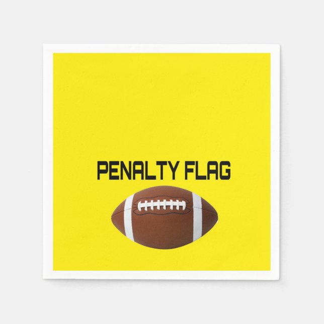 Football Penalty Paper Napkins (Front)