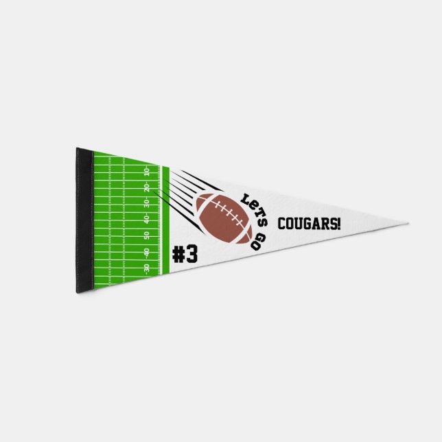 Football Pennant  Pennant Flag (Front)