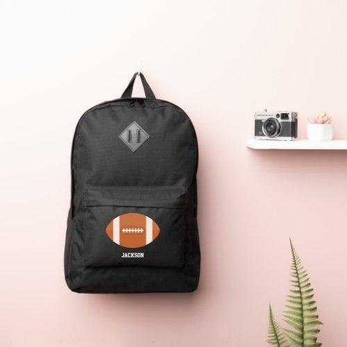 Football Personalized Port Authority Backpack