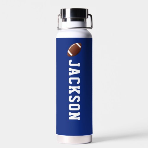 Football Personalized With Your Text Custom Sports Water Bottle