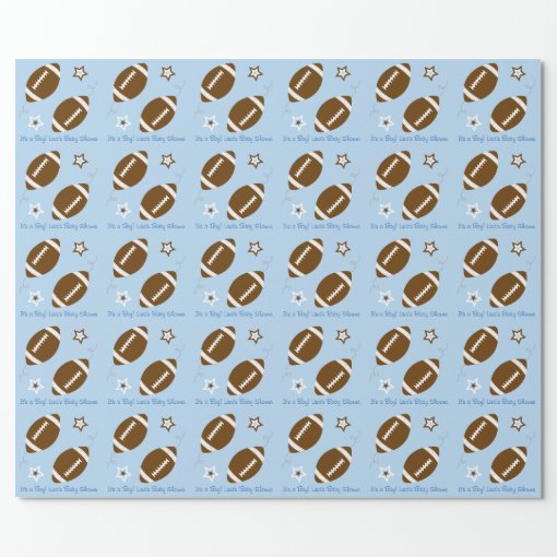 Football Personalized Wrapping Paper | Zazzle