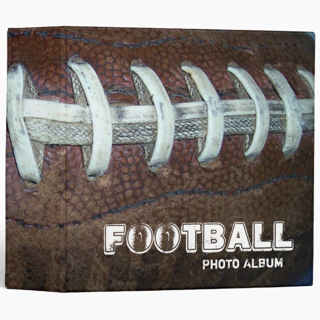 Football Photo Album Binder (Front/Spine)